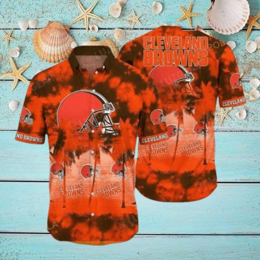 Cleveland Browns NFL Hawaiian Shirt Tropical Patterns For Fans