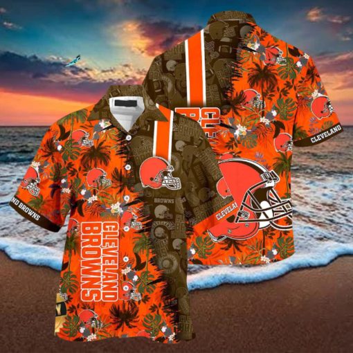 Cleveland Browns NFL Hawaiian Shirt, beach shorts