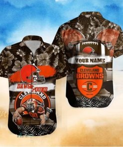 Cleveland Browns NFL Hawaiian shirt Custom Name Summer Gift