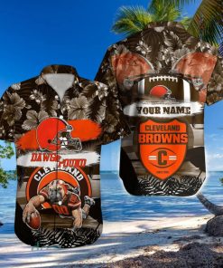 Personalized NFL Cleveland Browns Combo Hawaiian Shirt And Short