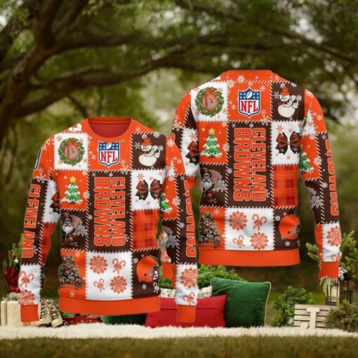 Cleveland Browns NFL Merry Christmas Gift For Friends And For Family Ugly Sweater