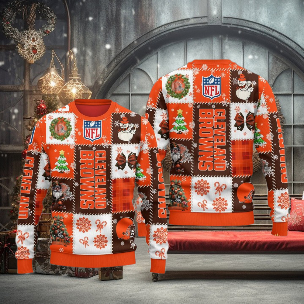 Cleveland Browns NFL Merry Christmas Gift For Friends And For Family Ugly Sweater Cleveland Browns NFL Merry Christmas Gift For Friends And For Family Ugly Sweater