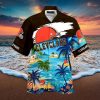 Sunderland AFC Big Logo Tropical Leaves Hawaiian Shirt And Shorts