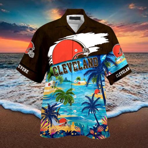 Cleveland Browns NFL Personalized Hawaiian Shirt, beach shorts