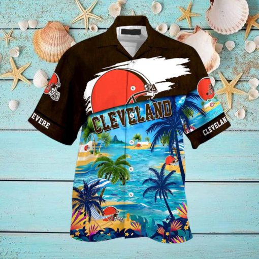 Cleveland Browns NFL Personalized Hawaiian Shirt, beach shorts
