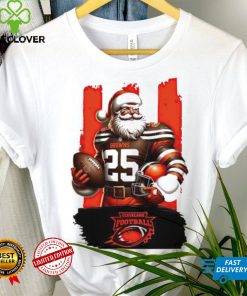 Cleveland Browns NFL Santa Claus Christmas hoodie, sweater, longsleeve, shirt v-neck, t-shirt