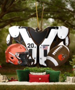 Cleveland Browns NFL Sport Ornament Custom Your Name And Number