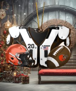 Cleveland Browns NFL Sport Ornament Custom Your Name And Number