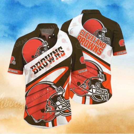 Cleveland Browns Nfl Beach Shirt For Sports Best Fans This Summer Nfl Hawaiian Shirt – Family Gift Ideas That Everyone Will Enjoy