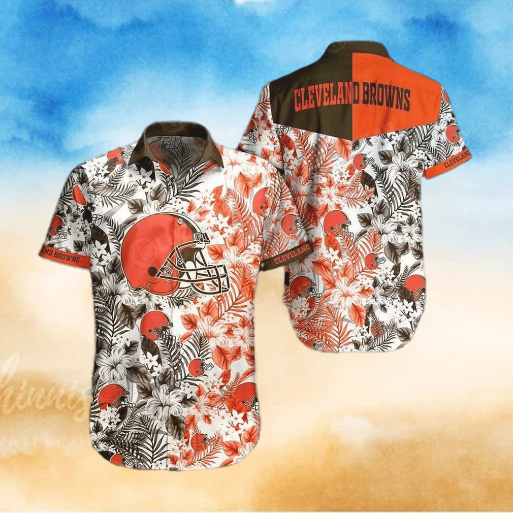 Cleveland Browns Nfl Beach Shirt Graphic Floral Pattern Print This Summer Hawaiian  Shirt Luzgear – Family Gift Ideas That Everyone Will Enjoy - Limotees