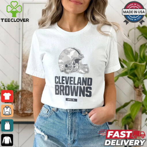 Cleveland Browns Nike White 2024 Salute To Service Legend Performance T Shirt