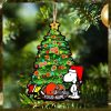 Chicago Bears Personalized Your Name Snoopy And Peanut Ornament Christmas Gifts For NFL Fans SP161023134ID03