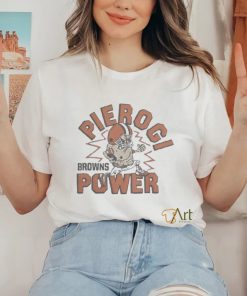 Cleveland Browns Pierogi Power Helmet T Shirt
