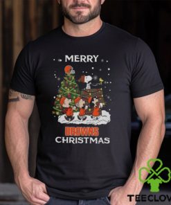 Cleveland Browns Snoopy Family Christmas Shirt