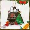 Georgia Bulldogs Snoopy Christmas NCAA Ornament Custom Your Family Name