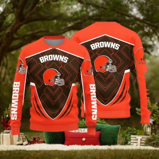 Cleveland Browns Sport Fans 3D Sweater Christmas Gift