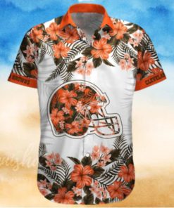 Cleveland Browns Summer Beach Shirt and Shorts Full Over Print