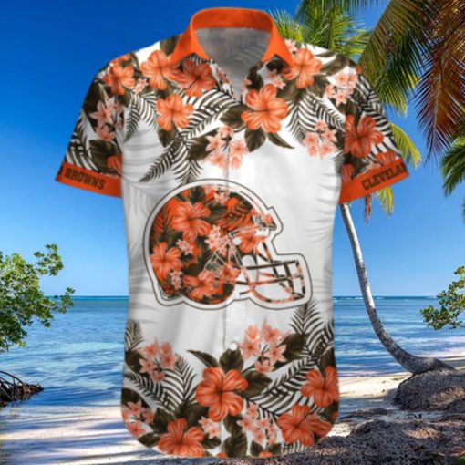 Cleveland Browns Summer Beach Shirt and Shorts Full Over Print