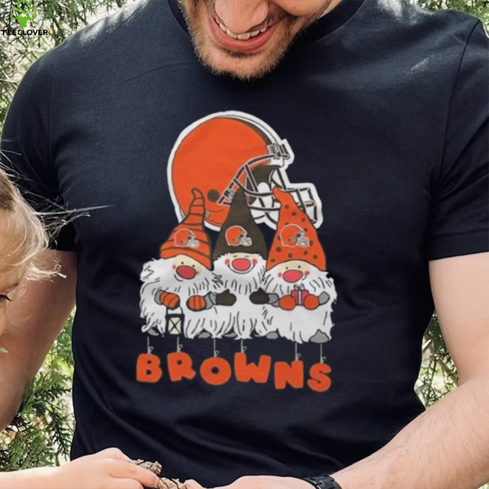 Cleveland Browns Christmas Gnomes Christmas Polo Shirt Model