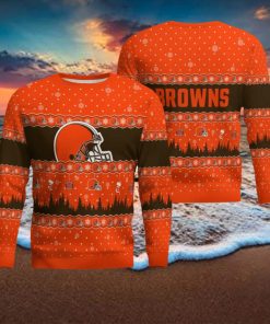 Cleveland Browns Ugly Christmas Sweaters 2023 Gift For Fans