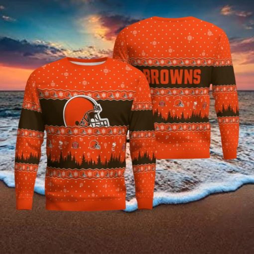 Cleveland Browns Ugly Christmas Sweaters 2023 Gift For Fans