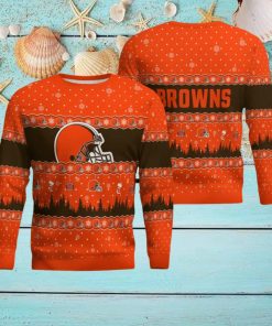 Cleveland Browns Ugly Christmas Sweaters 2023 Gift For Fans