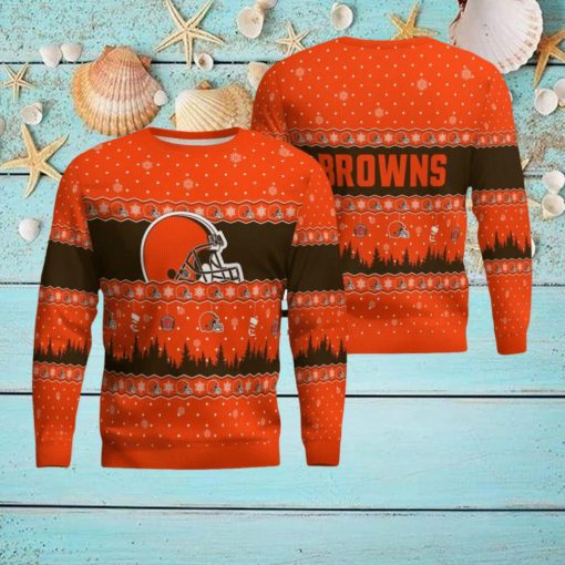 Cleveland Browns Ugly Christmas Sweaters 2023 Gift For Fans