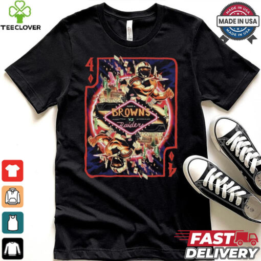 Cleveland Browns Vs. Las Vegas Raiders 2024 Nfl Week 4 Matchup Shirt