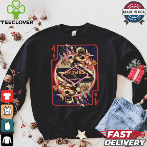 Cleveland Browns Vs. Las Vegas Raiders 2024 Nfl Week 4 Matchup Shirt