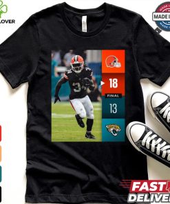 Cleveland Browns Win 18 13 Jaguars Jacksonville 2024 NFL Week 2 Final Score Shirt