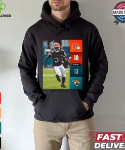 Cleveland Browns Win 18 13 Jaguars Jacksonville 2024 NFL Week 2 Final Score Shirt