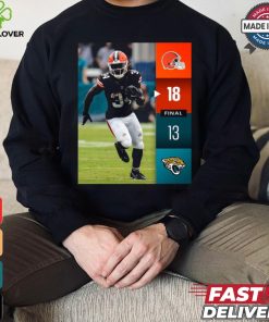 Cleveland Browns Win 18 13 Jaguars Jacksonville 2024 NFL Week 2 Final Score Shirt