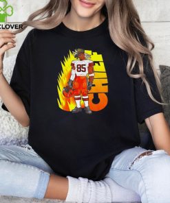 Cleveland Browns chef David Njoku 85 cartoon shirt