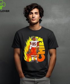 Cleveland Browns chef David Njoku 85 cartoon shirt