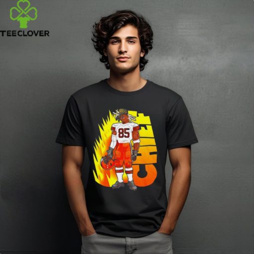 Cleveland Browns chef David Njoku 85 cartoon shirt