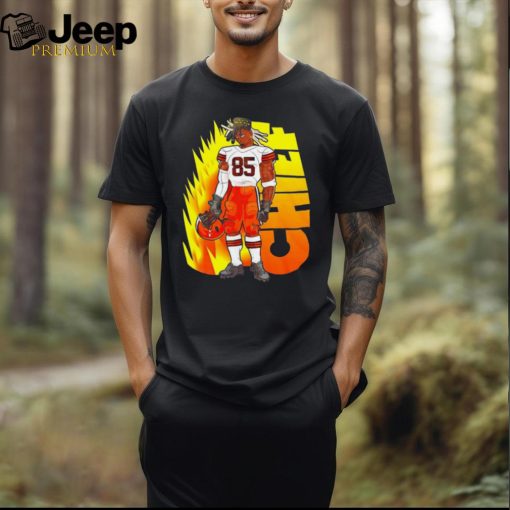 Cleveland Browns chef David Njoku 85 cartoon shirt