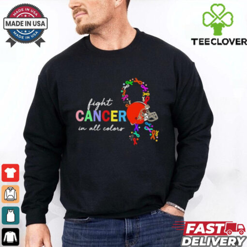 Cleveland Browns fight cancer in all colors shirt