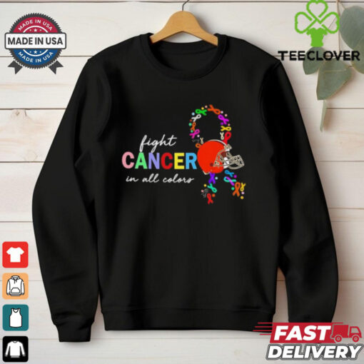 Cleveland Browns fight cancer in all colors shirt