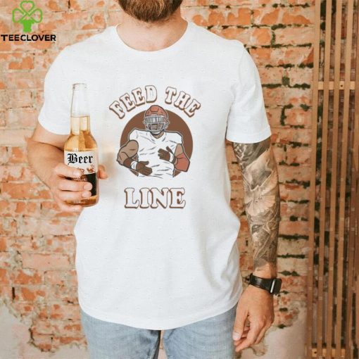 Cleveland Browns player feed the line shirt