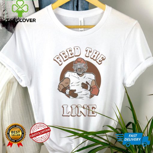 Cleveland Browns player feed the line shirt