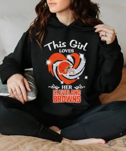 Cleveland Browns this girl loves football hoodie, sweater, longsleeve, shirt v-neck, t-shirt