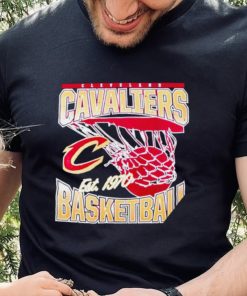 Cleveland Cavaliers Basketball 1970 retro logo shirt