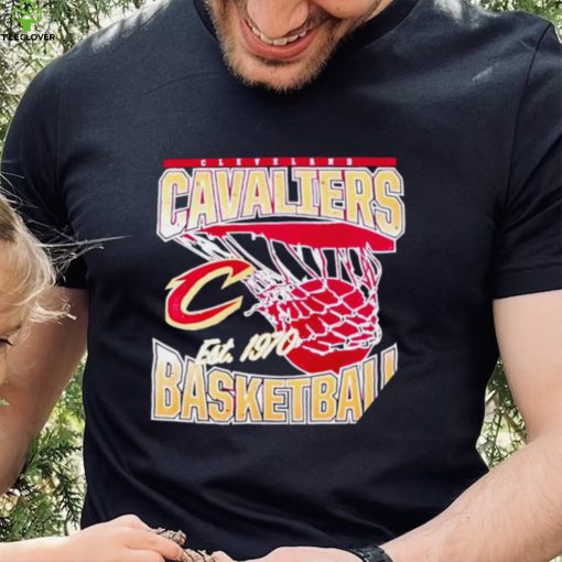 Cleveland Cavaliers Basketball 1970 retro logo shirt