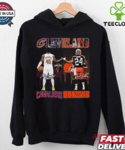 Cleveland Cavaliers  Cleveland Browns Signature T Shirt