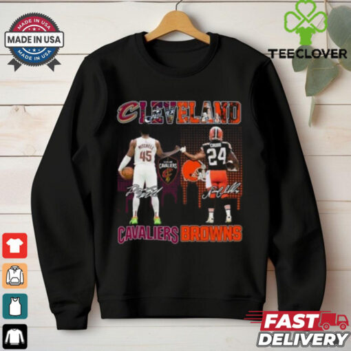 Cleveland Cavaliers  Cleveland Browns Signature T Shirt