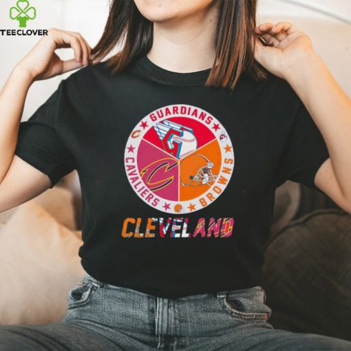 Cleveland Cavaliers Cleveland Guardians Cleveland Browns logo hoodie, sweater, longsleeve, shirt v-neck, t-shirt