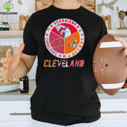 Cleveland Cavaliers Cleveland Guardians Cleveland Browns logo hoodie, sweater, longsleeve, shirt v-neck, t-shirt