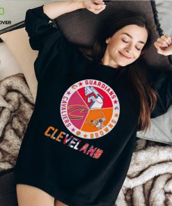 Cleveland Cavaliers Cleveland Guardians Cleveland Browns logo hoodie, sweater, longsleeve, shirt v-neck, t-shirt