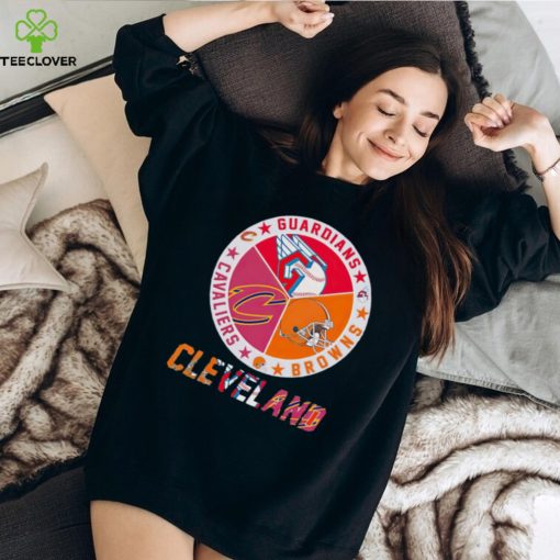 Cleveland Cavaliers Cleveland Guardians Cleveland Browns logo hoodie, sweater, longsleeve, shirt v-neck, t-shirt