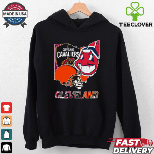 Cleveland Cavaliers Cleveland India And Cleveland Browns Cleveland Logo 2024 T hoodie, sweater, longsleeve, shirt v-neck, t-shirt